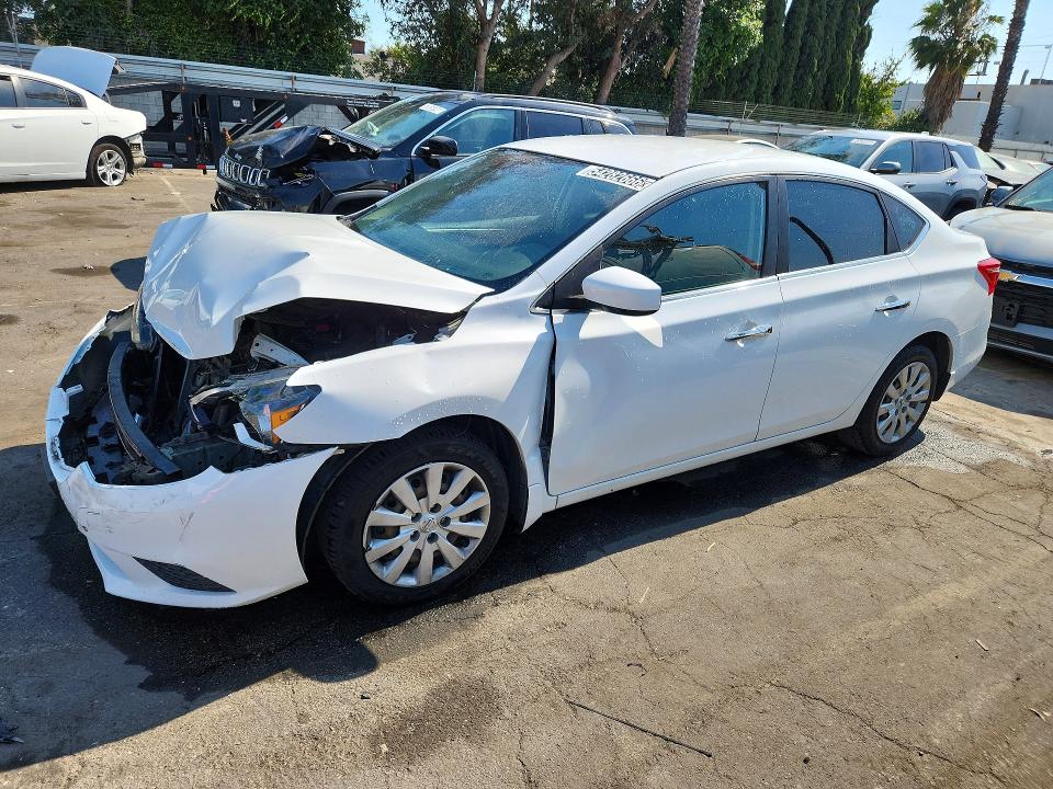 2016 Nissan Sentra მანქანა იყიდება აუქციონზე, vin: 3N1AB7AP7GY213758, აუქციონის ნომერი: 54282666