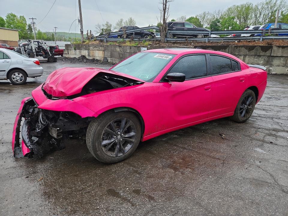 53440166 :رقم المزاد ، 2C3CDXJG8LH120185 vin ، 2020 Dodge Charger مزاد بيع