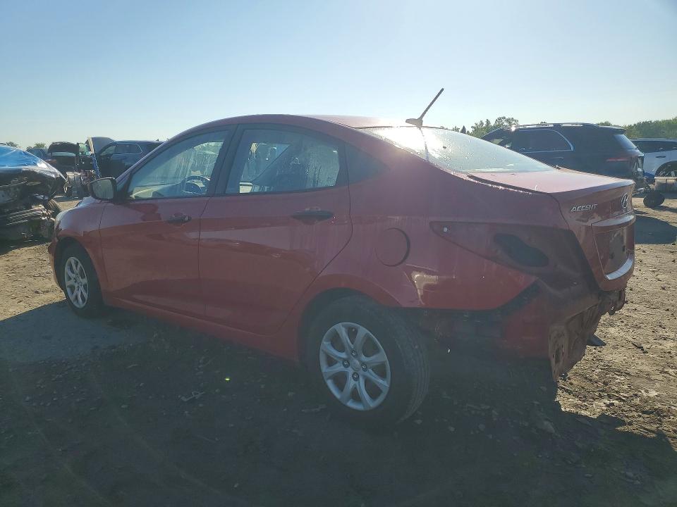 53288156 :رقم المزاد ، KMHCT4AE1CU041395 vin ، 2012 Hyundai Accent مزاد بيع