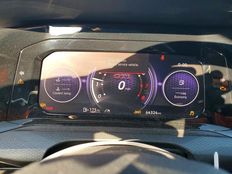 2022 Volkswagen Gti მანქანა იყიდება აუქციონზე, vin: WVWN87CD9NW166687, აუქციონის ნომერი: 54108606