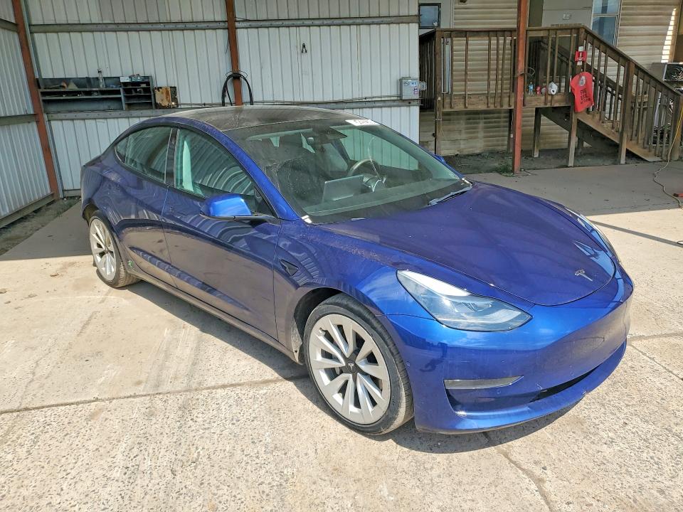 2022 Tesla Model 3 მანქანა იყიდება აუქციონზე, vin: 5YJ3E1EA6NF368682, აუქციონის ნომერი: 54282396