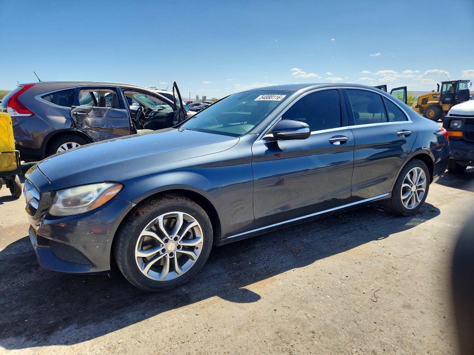 54888116 :رقم المزاد ، 55SWF4KB8FU038101 vin ، 2015 Mercedes-benz C مزاد بيع