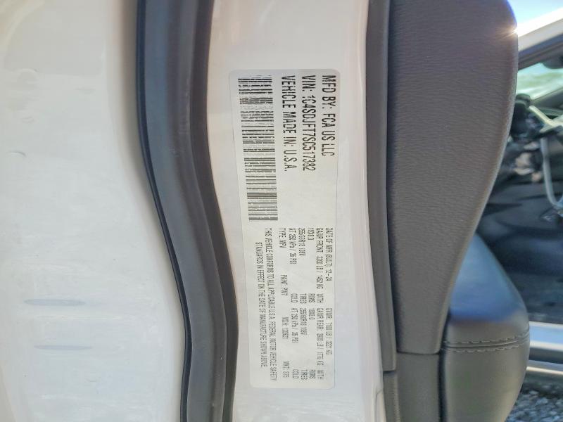 Aukcja sprzedaży 2025 Dodge Durango, vin: 1C4SDJFT7SC517382, numer aukcji: 52301926