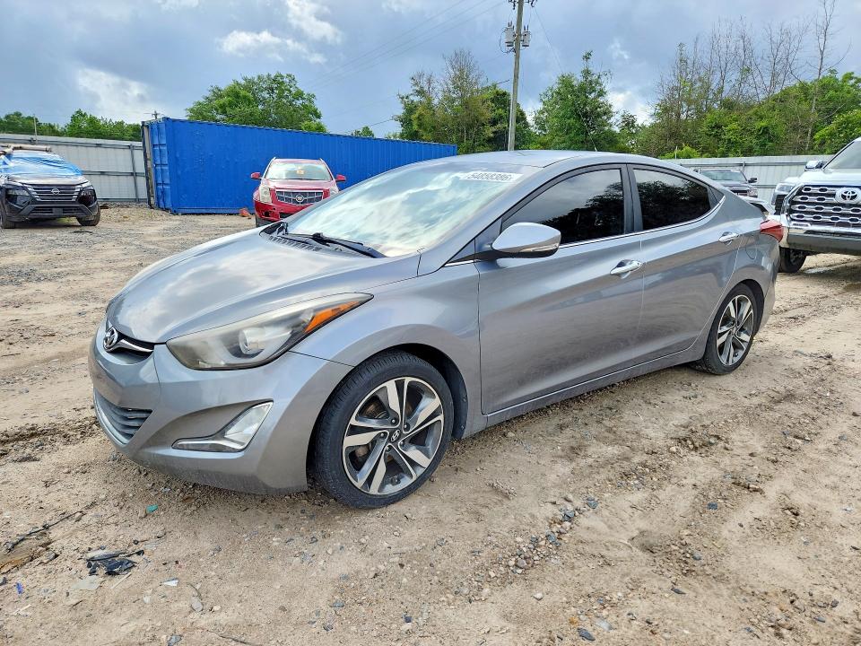 Auction sale of the 2015 Hyundai Elantra, vin: KMHDH4AEXFU329037, lot number: 54858386