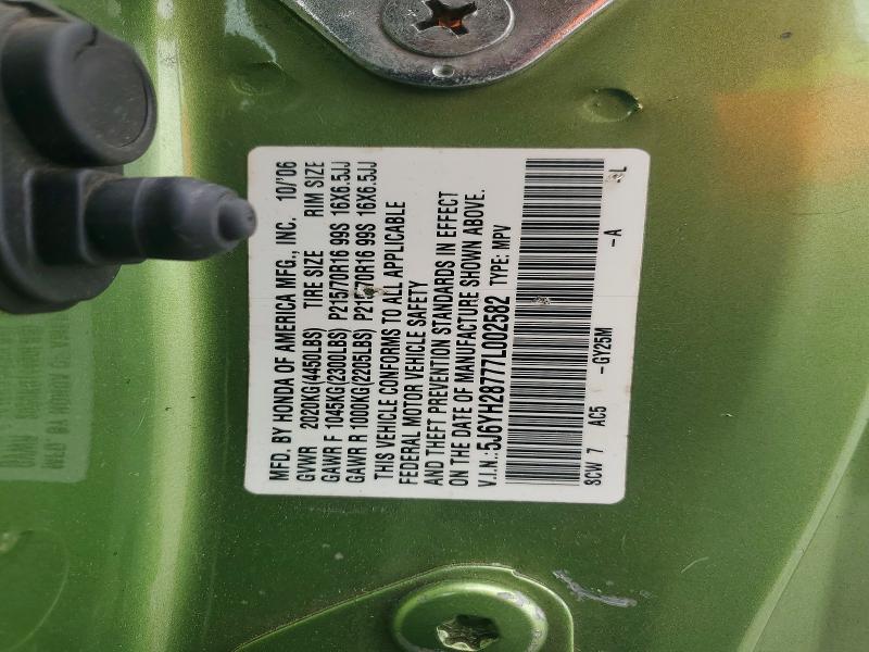 Продажа на аукционе авто 2007 Honda Element, vin: 5J6YH28777L002582, номер лота: 51652556