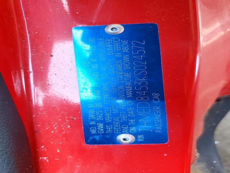 Aukcja sprzedaży 1989 Honda Civic, vin: JHMED8453KS024572, numer aukcji: 53418776