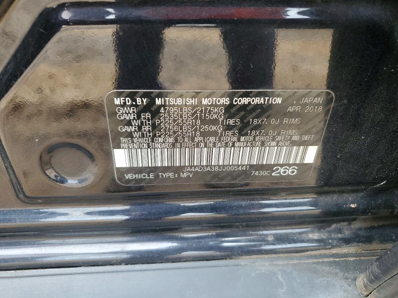 Aukcja sprzedaży 2018 Mitsubishi Outlander, vin: JA4AD3A38JJ005441, numer aukcji: 53777456