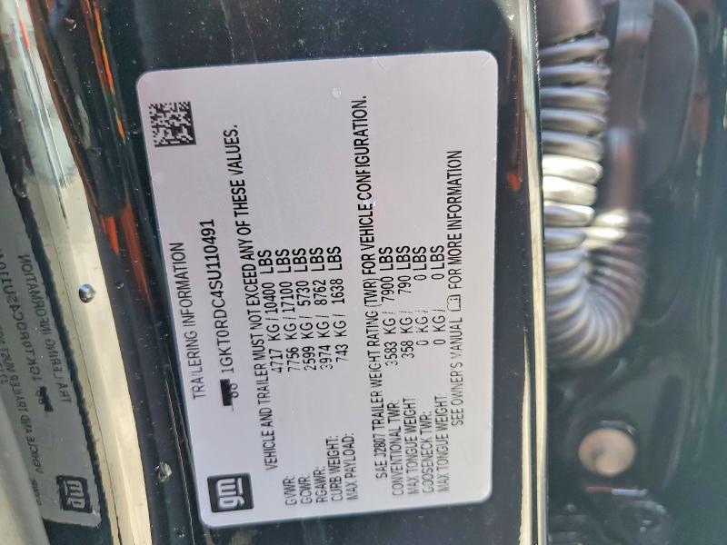 52653726 :رقم المزاد ، 1GKT0RDC4SU110491 vin ، 2025 Gmc Hummer Suv مزاد بيع