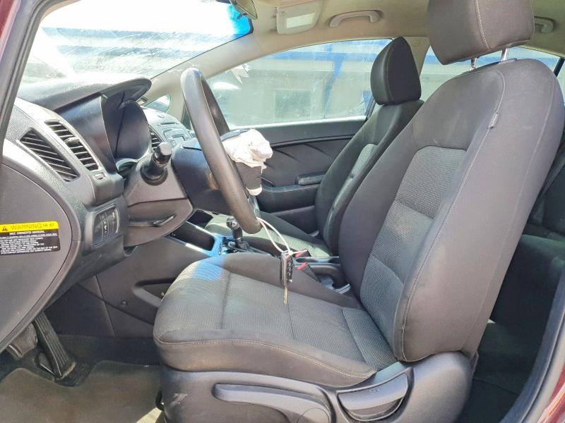 2017 Kia Forte მანქანა იყიდება აუქციონზე, vin: 3KPFK4A7XHE018144, აუქციონის ნომერი: 54954556
