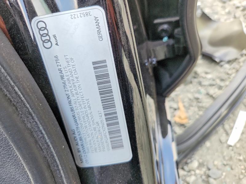 Aukcja sprzedaży 2013 Audi A6, vin: WAUFGAFCXDN057437, numer aukcji: 54420096