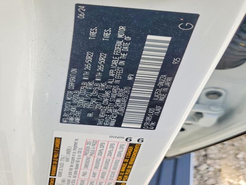 54858516 :رقم المزاد ، JTJVBCDX4R5012870 vin ، 2024 Lexus Gx 550 مزاد بيع