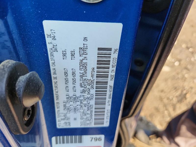 55040006 :رقم المزاد ، 3TMCZ5AN8HM087035 vin ، 2017 Toyota Tacoma مزاد بيع