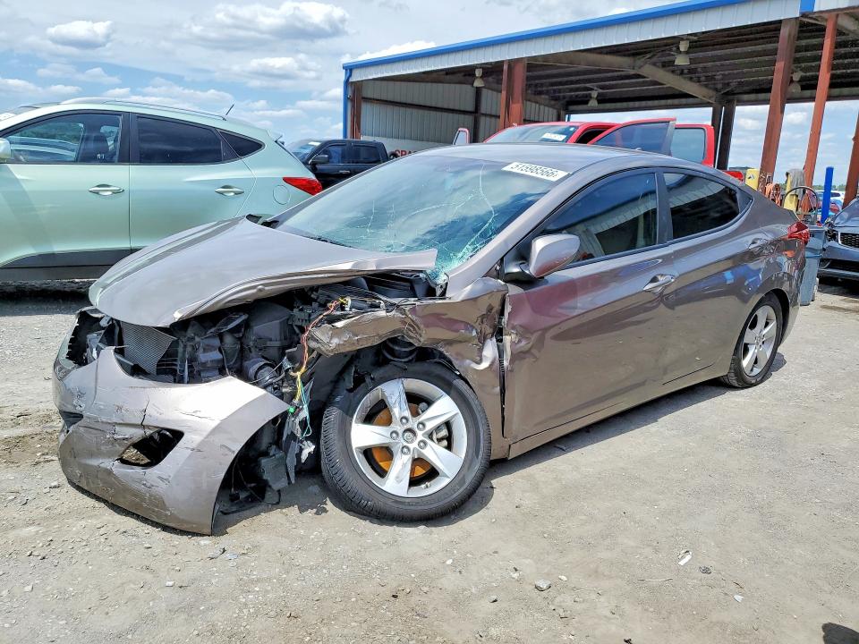 51598566 :رقم المزاد ، 5NPDH4AE7CH125614 vin ، 2012 Hyundai Elantra مزاد بيع