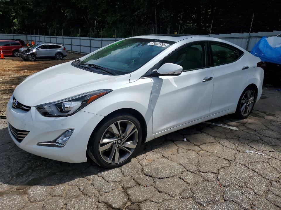2016 Hyundai Elantra მანქანა იყიდება აუქციონზე, vin: 5NPDH4AE1GH737443, აუქციონის ნომერი: 55035786