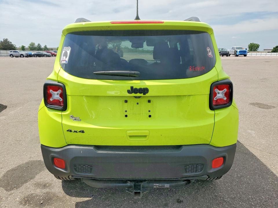 2018 Jeep Renegade მანქანა იყიდება აუქციონზე, vin: ZACCJBBB7JPH56263, აუქციონის ნომერი: 55389726