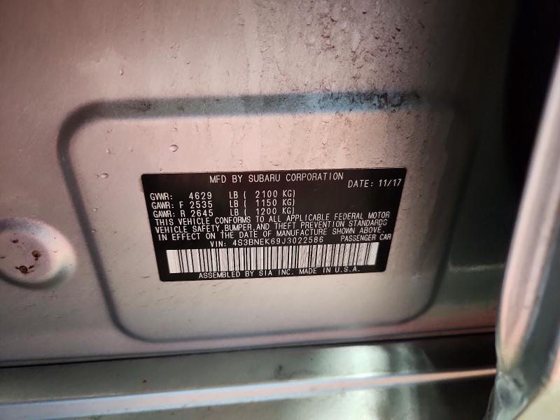 Продаж на аукціоні авто 2018 Subaru Legacy, vin: 4S3BNEK69J3022586, номер лоту: 52123656