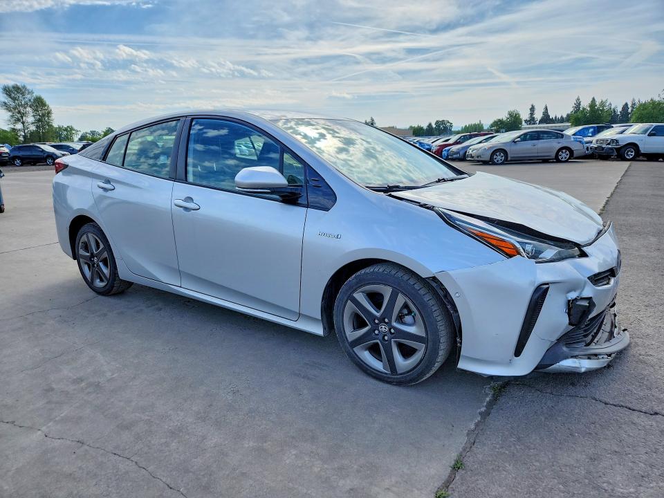 53429456 :رقم المزاد ، JTDKARFU6K3072312 vin ، 2019 Toyota Prius مزاد بيع