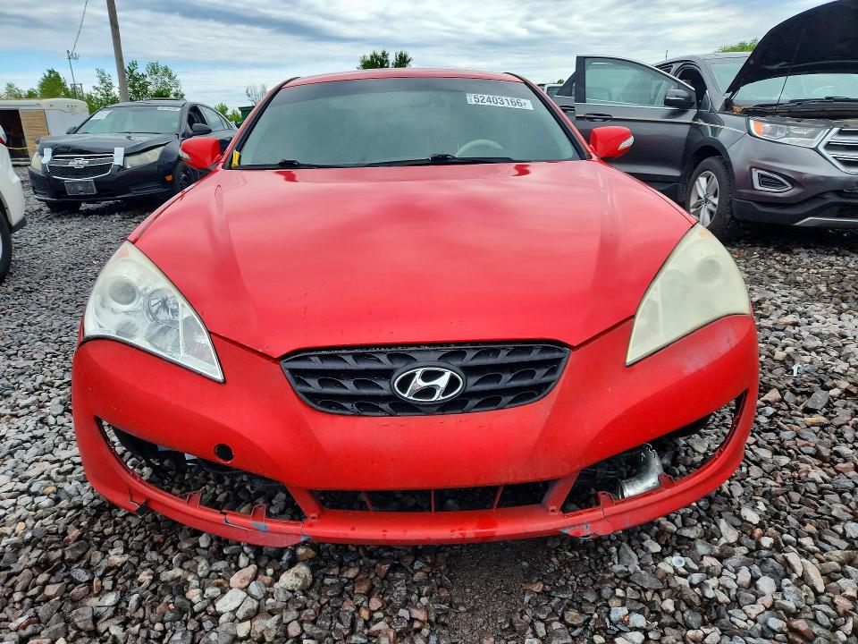 Aukcja sprzedaży 2011 Hyundai Genesis Coupe, vin: KMHHT6KD2BU062262, numer aukcji: 52403166