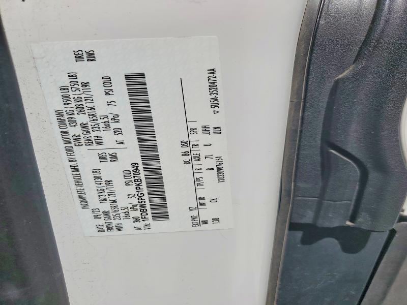 Продаж на аукціоні авто 2023 Ford Transit, vin: 1FDBW5PG1PKB70949, номер лоту: 54220556