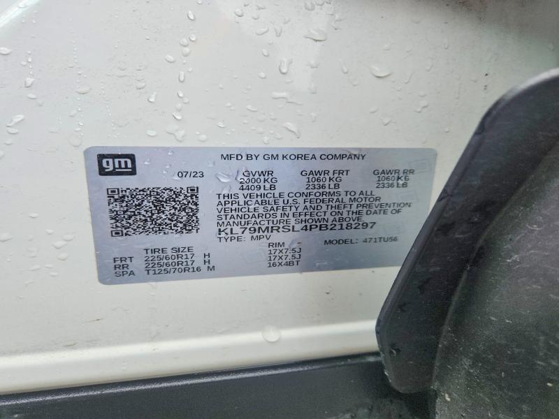 Aukcja sprzedaży 2023 Chevrolet Trailblazer, vin: KL79MRSL4PB218297, numer aukcji: 54605196