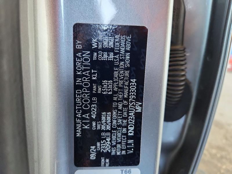 54468066 :رقم المزاد ، KNDJ23AU7S7933034 vin ، 2025 Kia Soul مزاد بيع