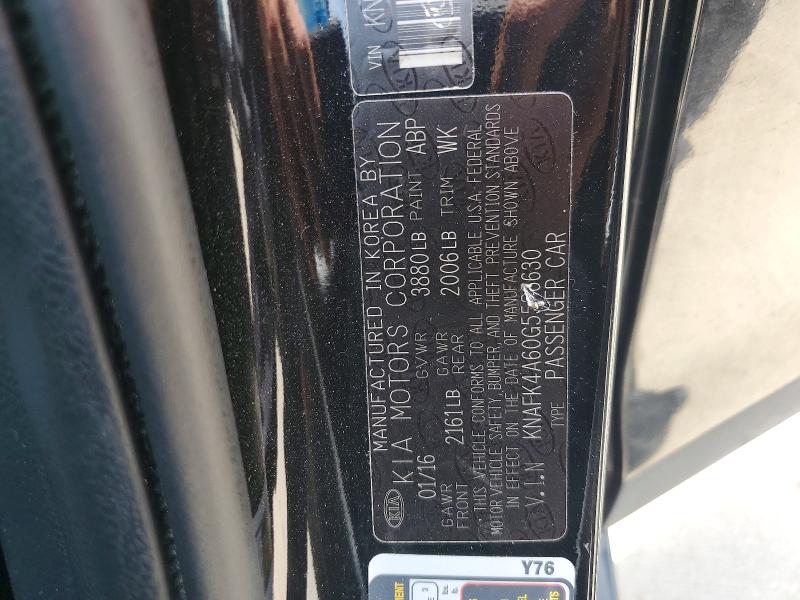 Продажа на аукционе авто 2016 Kia Forte, vin: KNAFK4A60G5586630, номер лота: 55448736