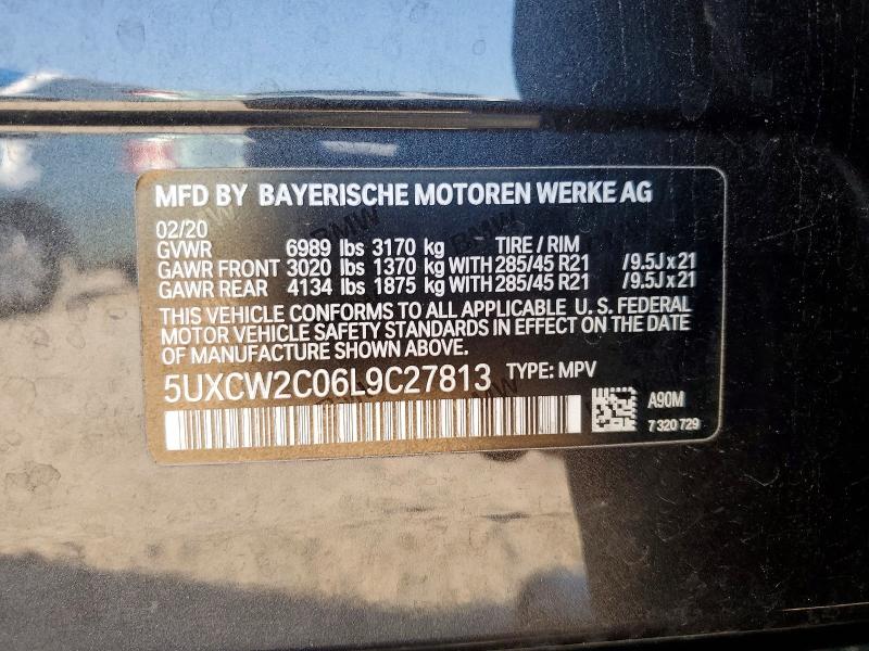 Продаж на аукціоні авто 2020 Bmw X7, vin: 5UXCW2C06L9C27813, номер лоту: 53736956