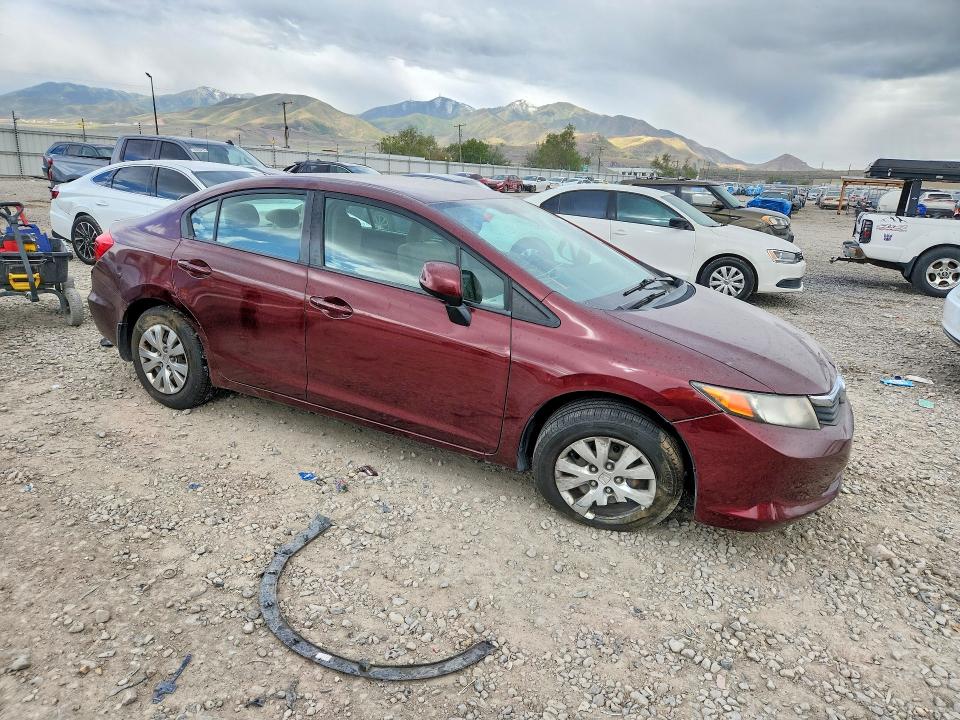 53918386 :رقم المزاد ، 19XFB2F58CE057979 vin ، 2012 Honda Civic مزاد بيع