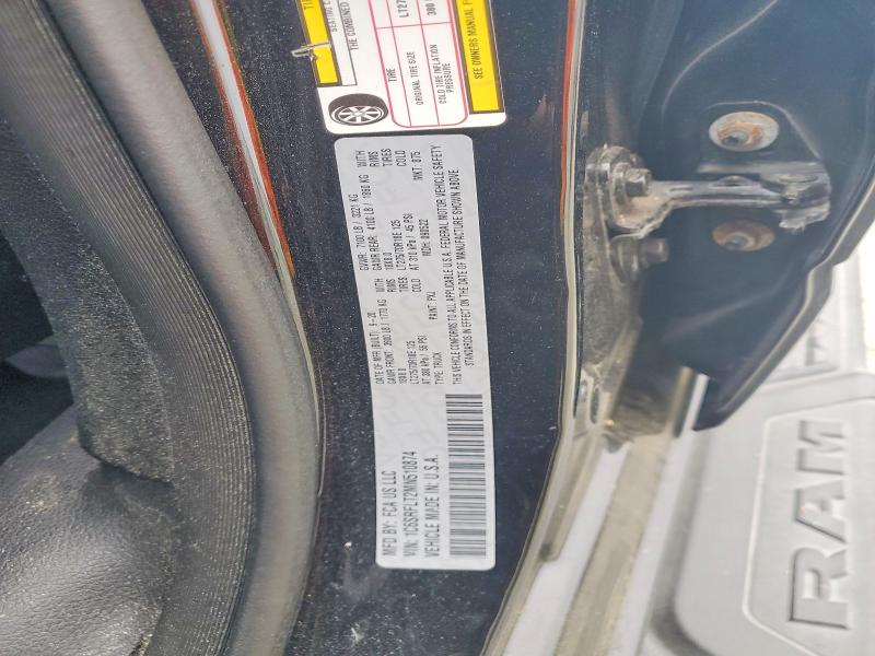 Продажа на аукционе авто 2021 Ram 1500, vin: 1C6SRFLT2MN510874, номер лота: 54317756