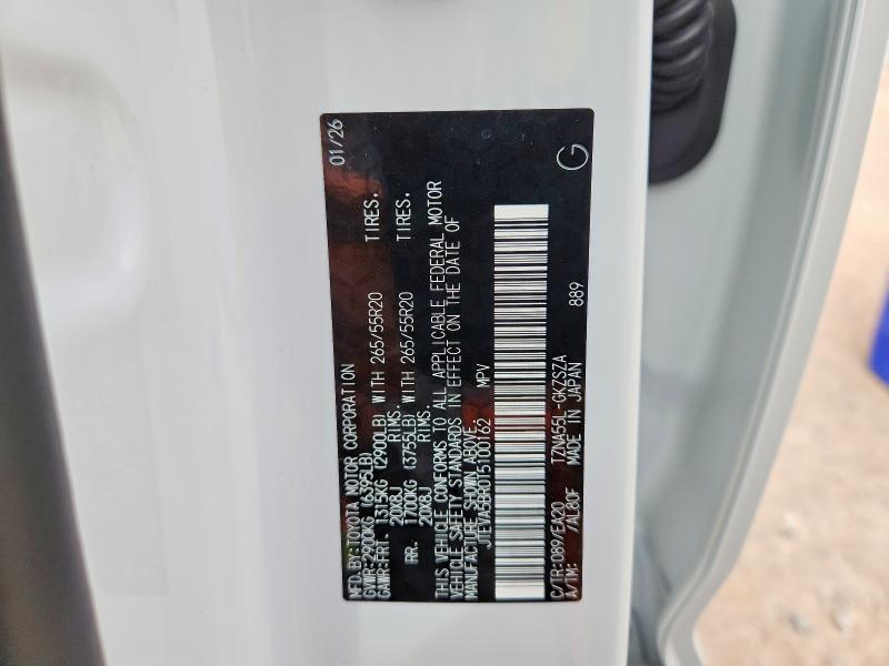 Продажа на аукционе авто 2026 Toyota 4runner, vin: JTEVA5BR0T5100162, номер лота: 52292626