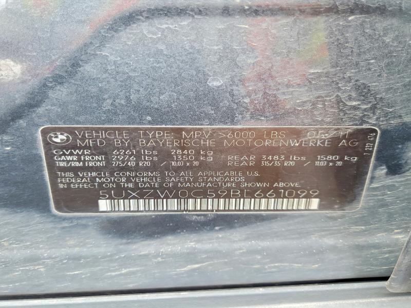 Aukcja sprzedaży 2011 Bmw X5, vin: 5UXZW0C59BL661099, numer aukcji: 52758036