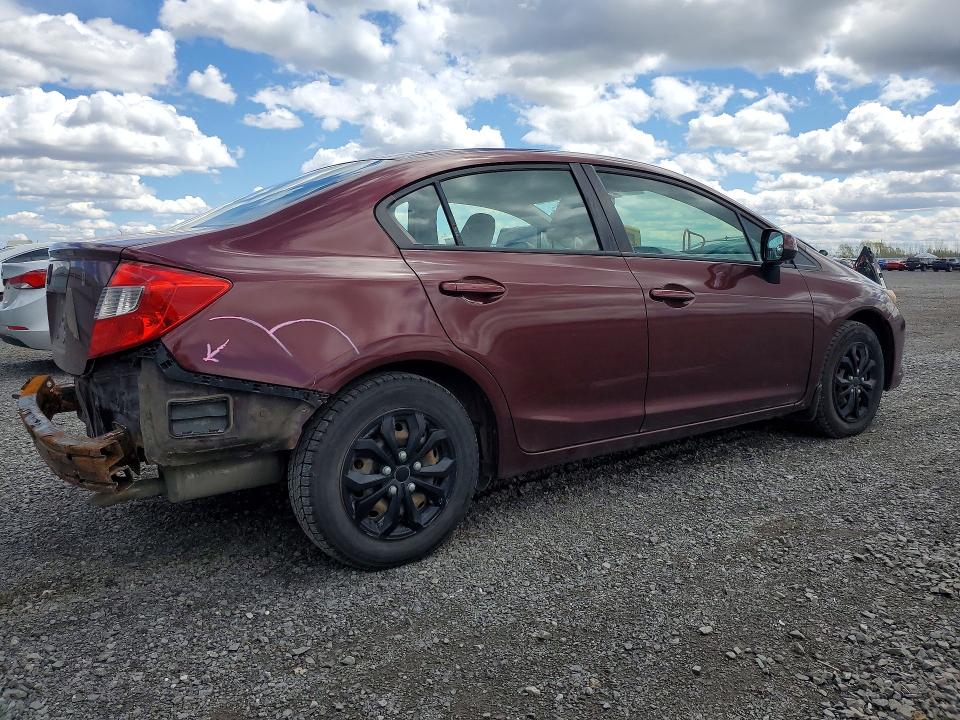 Продажа на аукционе авто 2012 Honda Civic Lx 4dr, vin: 2HGFB2F40CH018784, номер лота: 52132646