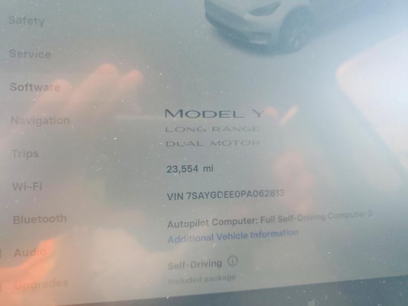 Продажа на аукционе авто 2023 Tesla Model Y, vin: 7SAYGDEE0PA062813, номер лота: 51250916