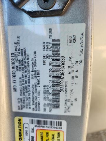 53191776 :رقم المزاد ، 3FA6P0H73GR376330 vin ، 2016 Ford Fusion مزاد بيع