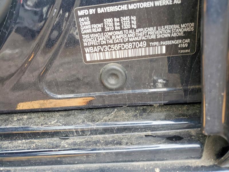 Продажа на аукционе авто 2015 Bmw 535, vin: WBAFV3C56FD687049, номер лота: 52625296