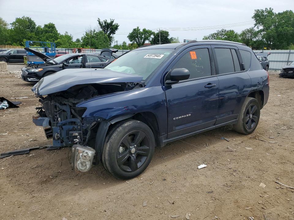 54973946 :رقم المزاد ، 1C4NJDBBXHD105870 vin ، 2017 Jeep Compass مزاد بيع