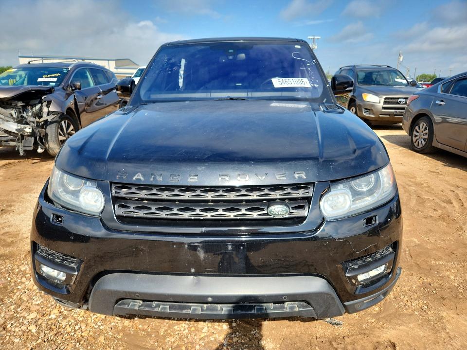 2016 Land Rover Range Rover Sport მანქანა იყიდება აუქციონზე, vin: SALWR2KF1GA633133, აუქციონის ნომერი: 54651006