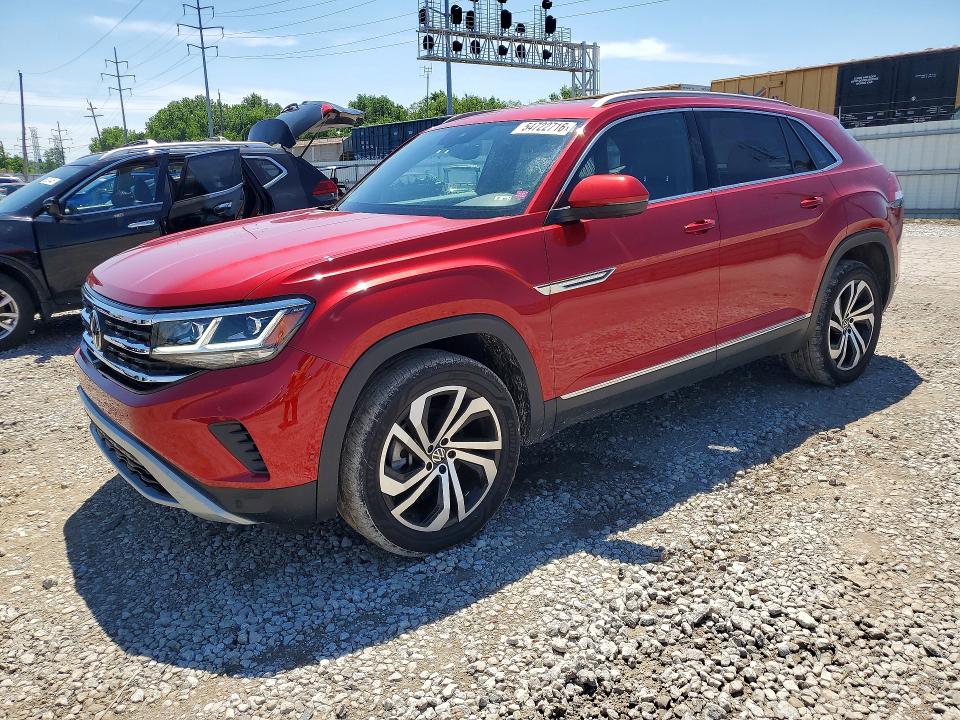 54722716 :رقم المزاد ، 1V2TE2CA1MC204842 vin ، 2021 Volkswagen Atlas Cross Sport مزاد بيع