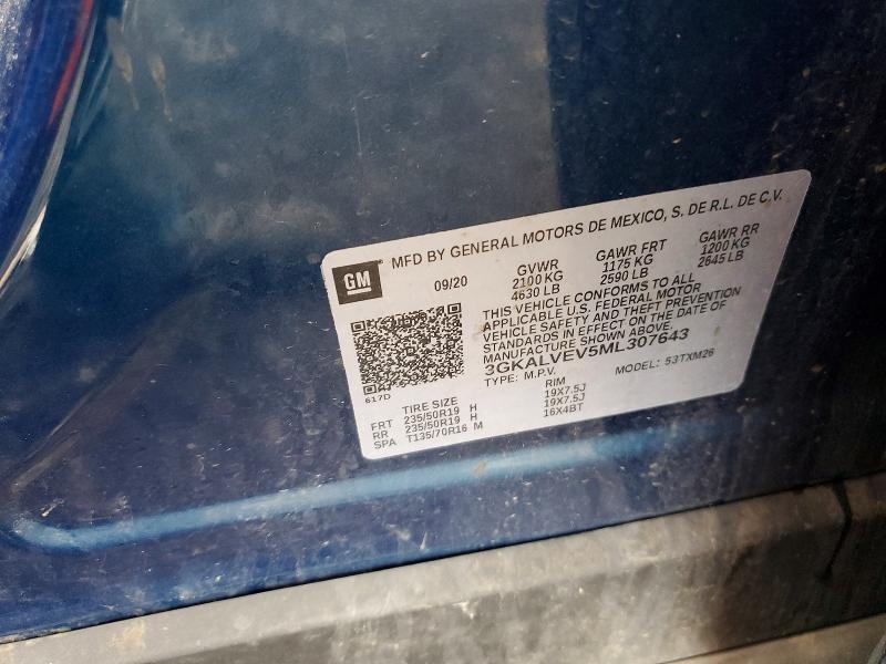 Aukcja sprzedaży 2021 Gmc Terrain, vin: 3GKALVEV5ML307643, numer aukcji: 52136016