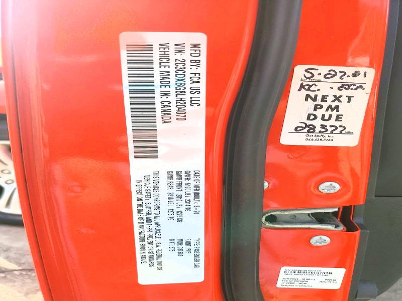 Продаж на аукціоні авто 2020 Dodge Charger, vin: 2C3CDXBG8LH204070, номер лоту: 52330016