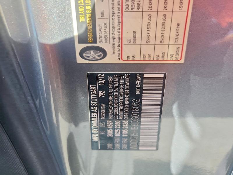 Aukcja sprzedaży 2013 Mercedes-benz C, vin: WDDGJ5HB6DG018052, numer aukcji: 54082746