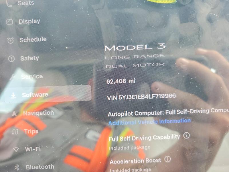 Aukcja sprzedaży 2020 Tesla Model 3, vin: 5YJ3E1EB4LF719966, numer aukcji: 51837576