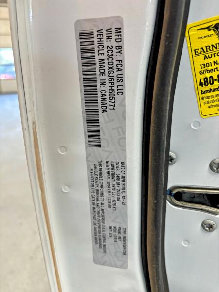 Auction sale of the 2023 Dodge Charger, vin: 2C3CDXGJ6PH505771, lot number: 53663766