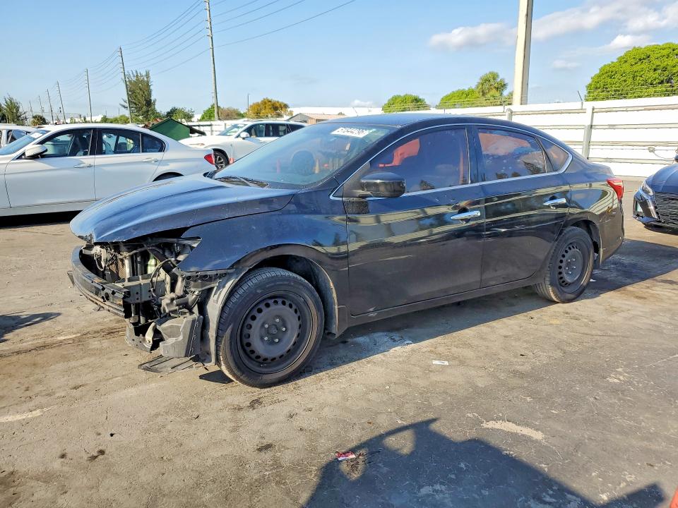 51844296 :رقم المزاد ، 3N1AB7AP4HY245536 vin ، 2017 Nissan Sentra مزاد بيع
