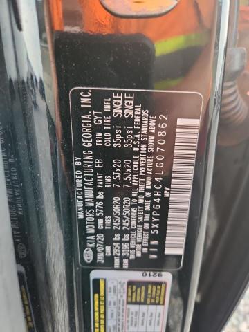 2020 Kia Telluride მანქანა იყიდება აუქციონზე, vin: 5XYP64HC4LG070862, აუქციონის ნომერი: 55081926