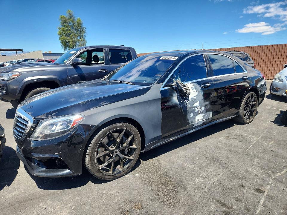 Auction sale of the 2015 Mercedes-benz S, vin: WDDUG8CB6FA116305, lot number: 54098666