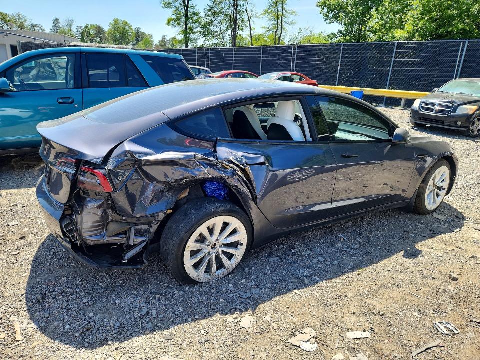 52525126 :رقم المزاد ، 5YJ3E1EA9MF987274 vin ، 2021 Tesla Model 3 مزاد بيع
