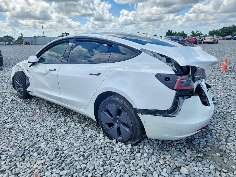54539136 :رقم المزاد ، 5YJ3E1EB0NF267758 vin ، 2022 Tesla Model 3 مزاد بيع