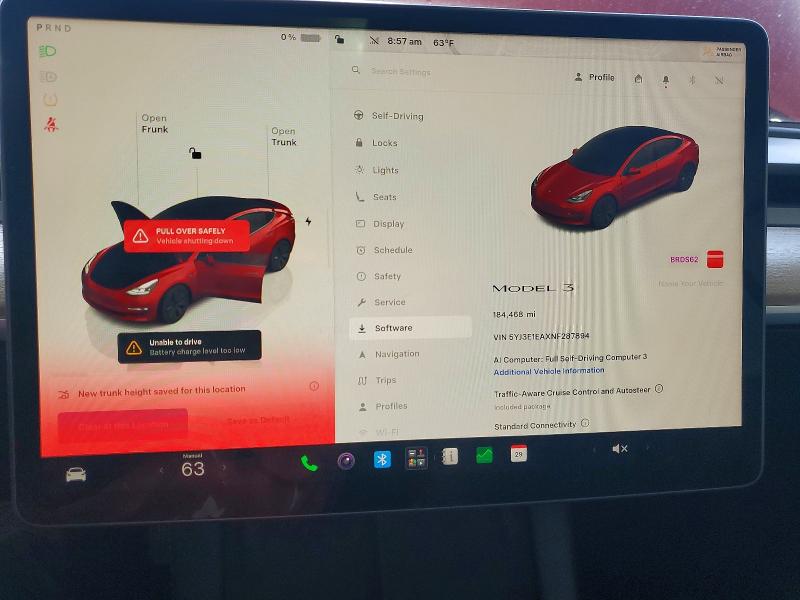 Продажа на аукционе авто 2022 Tesla Model 3, vin: 5YJ3E1EAXNF287894, номер лота: 55387676
