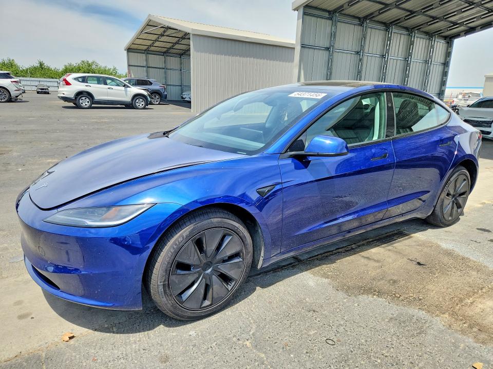 Продажа на аукционе авто 2025 Tesla Model 3, vin: 5YJ3E1EA4SF057005, номер лота: 54371456